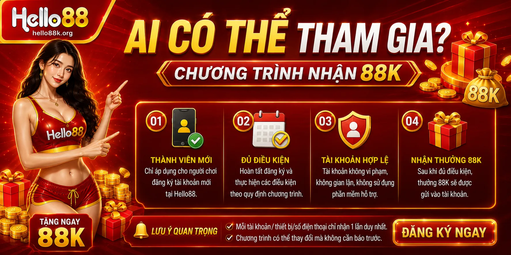 Đăng Ký Hello88 Nhận 88K: Điều Kiện Và Cách Nhận 1 Ai có thể tham gia chương trình nhận 88K?