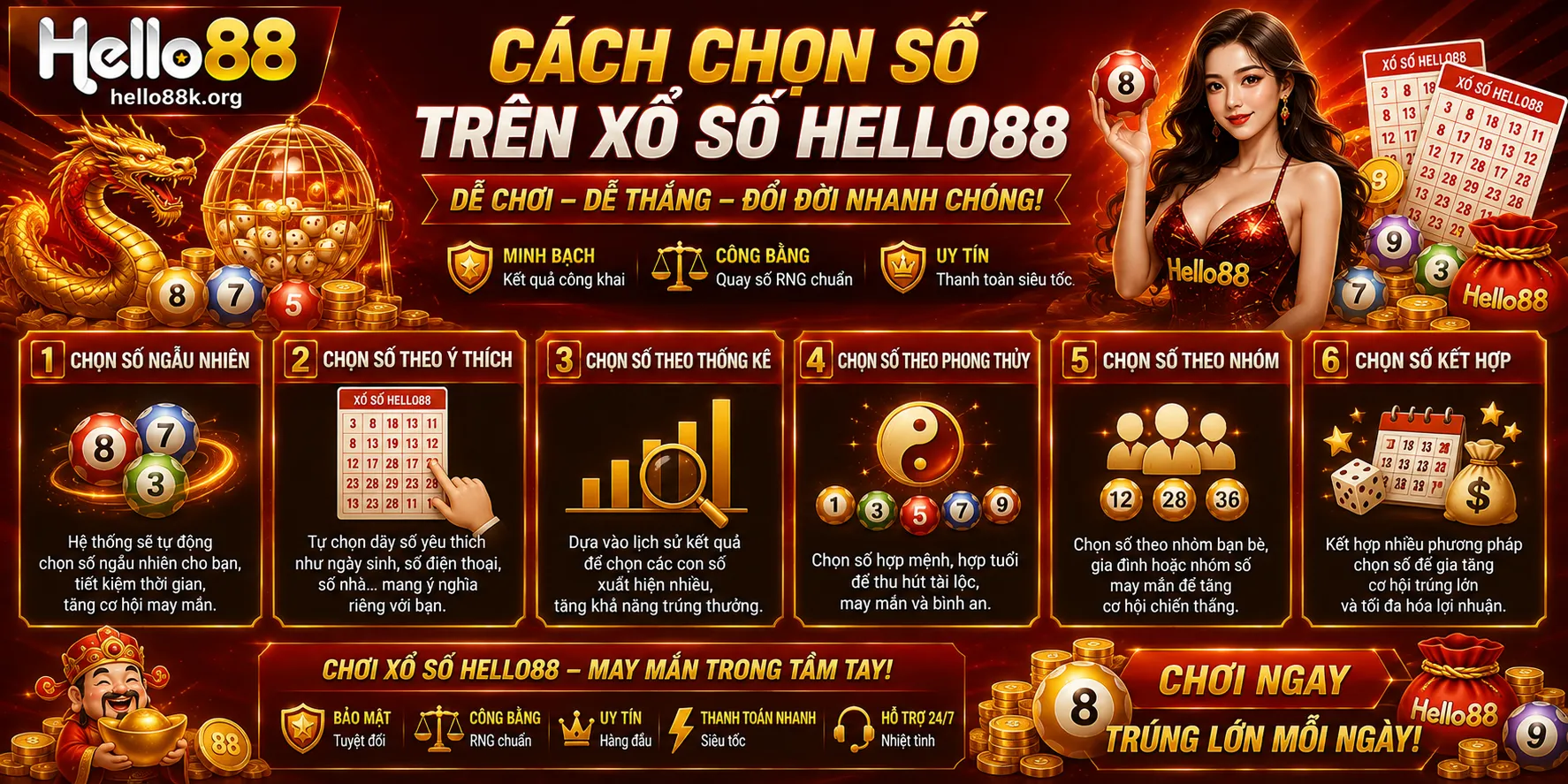 Xổ Số Hello88: Loại Hình, Kỳ Quay Và Cách Đối Chiếu 2 Cách chọn số trên xổ số Hello88