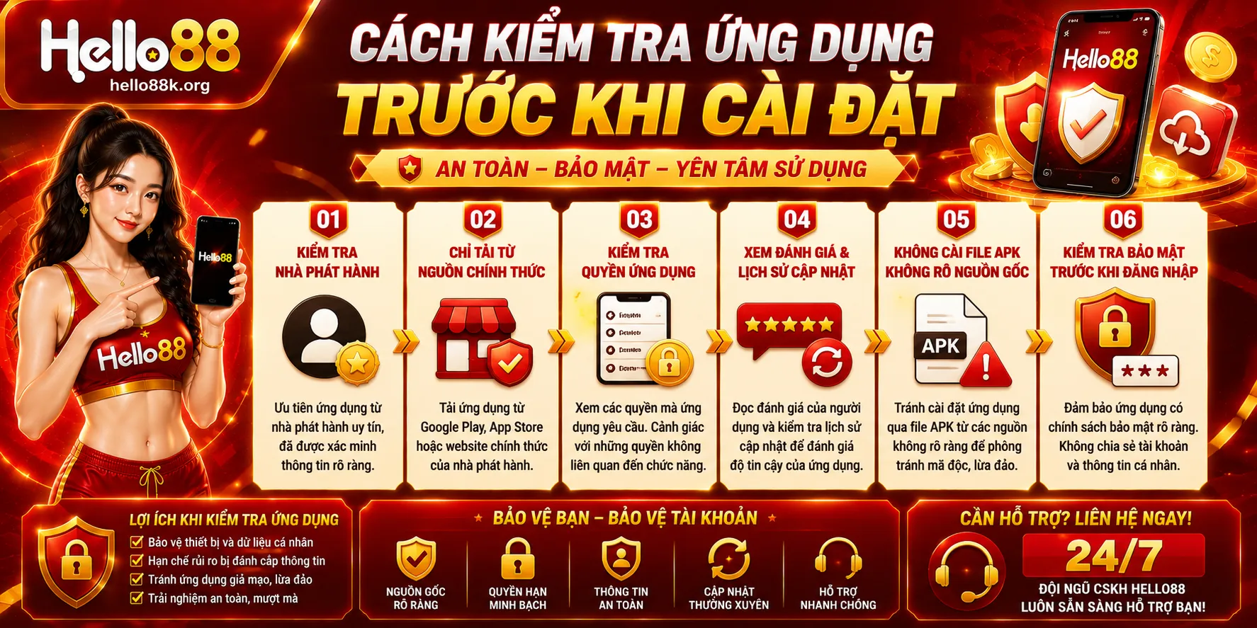 Tải App Hello88 Android, iOS Và Hướng Dẫn Cài Đặt 1 Tải app Hello88 cần kiểm tra những gì trước?